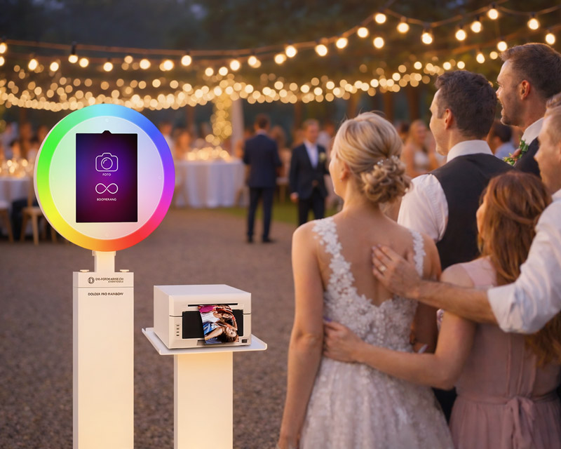 Fotobox von Dolder - neues Modell für Hochzeit: Pro Rainbow
